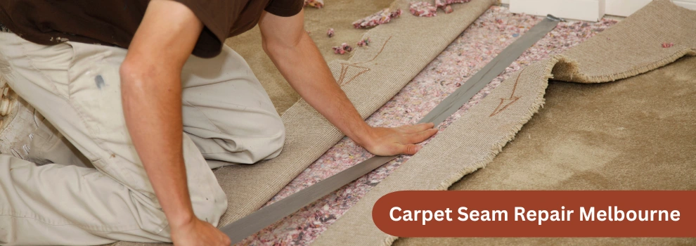 Repairing carpet seam