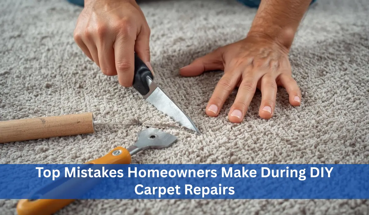 Top Mistakes Homeowners Make During DIY Carpet Repairs